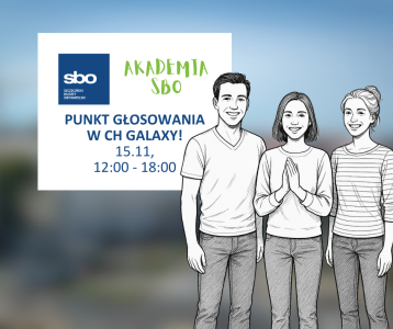 Obrazek z napisem: Punkt do głosowania w Galaxy 