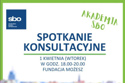 Termin spotkania konsultacyjnego 1 kwietnia 2025 r. g. 18:00 